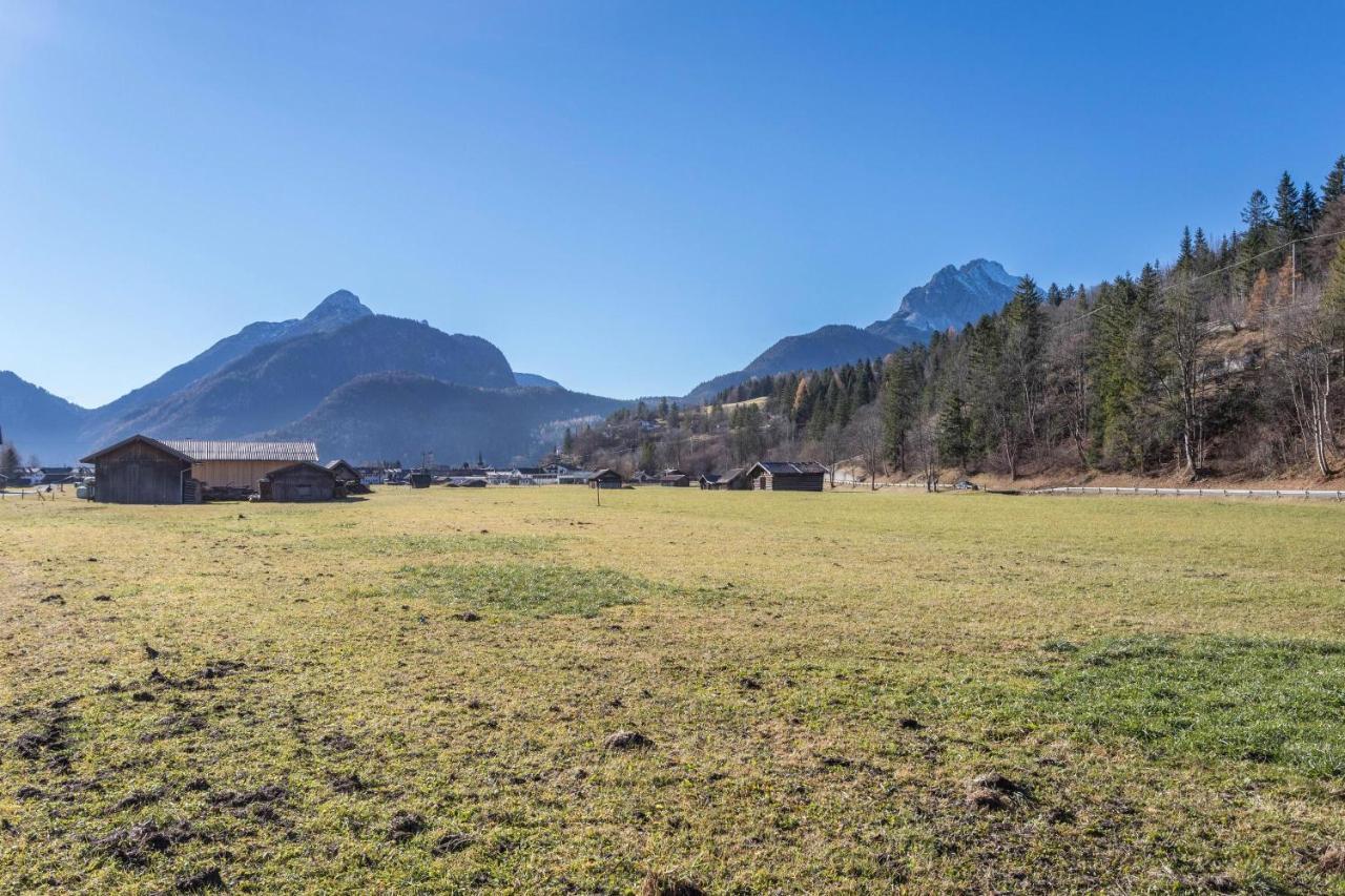 Ferienwohnung Rosenquarz Mittenwald Exterior foto