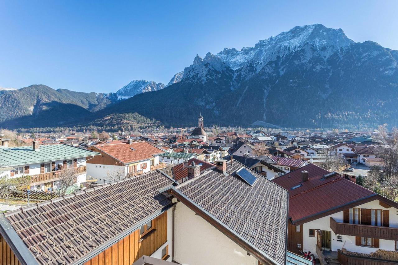 Ferienwohnung Rosenquarz Mittenwald Exterior foto